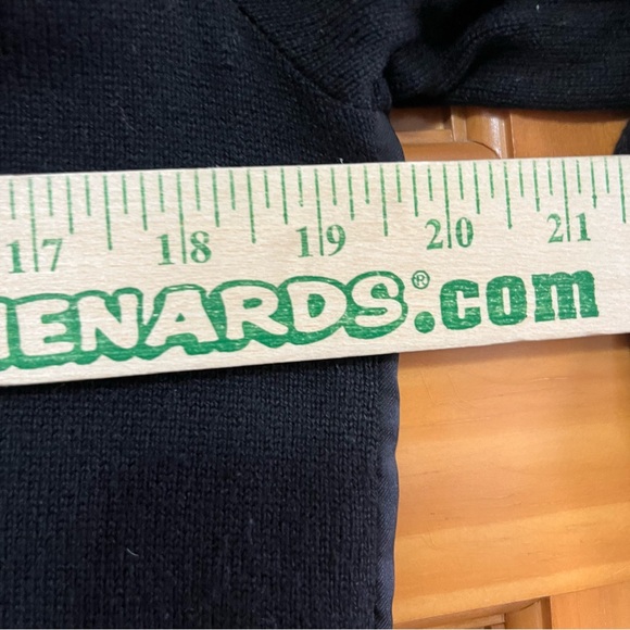 Lauren Ralph Lauren Black Silk/Cashmere Equestrian Cardigan Sweater MP - Picture 9 of 9